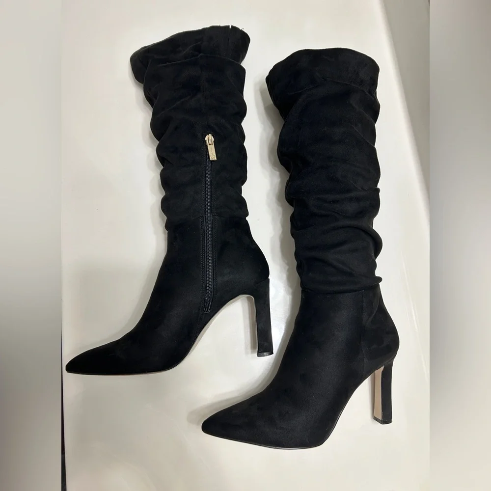 Jessica Simpson Nulie Black Knee-High Boots size 8.5 - Picture 2 of 12
